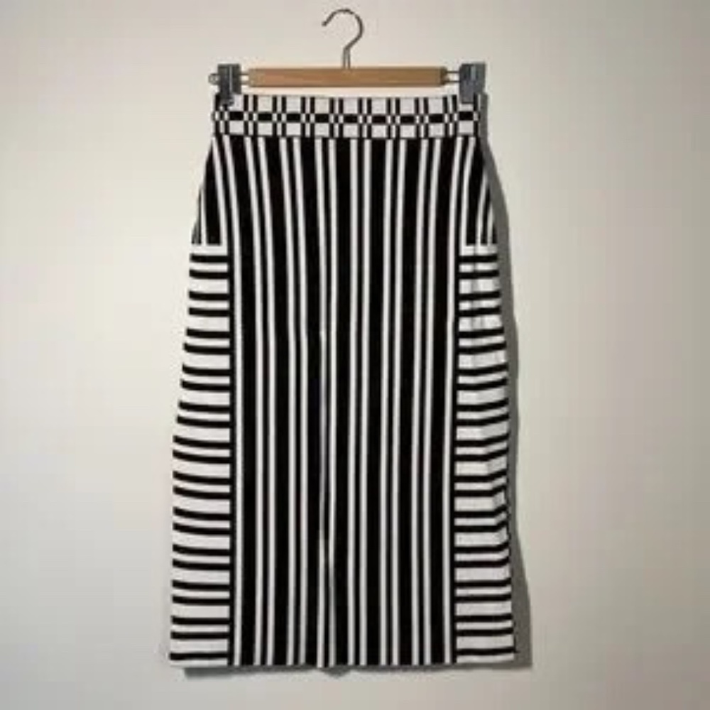 Tanya Taylor Striped Knit Camille Pencil Skirt - Picture 1 of 3